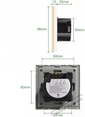 iQtech Millennium, WiFi 2x NoN Smartlife kapcsol&oacute;, feh&eacute;r H&aacute;ztart&aacute;s / Otthon / K&uuml;lt&eacute;r - Okos otthon - Kieg&eacute;sz&iacute;tő - 522165