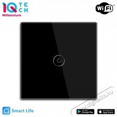 iQtech Millennium, Zigbee 1x NoN kapcsol&oacute; Smartlife, fekete H&aacute;ztart&aacute;s / Otthon / K&uuml;lt&eacute;r - Egy&eacute;b h&aacute;ztart&aacute;si term&eacute;k - 522166