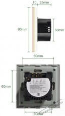 iQtech Millennium, Zigbee 2x NoN kapcsol&oacute; Smartlife, fekete H&aacute;ztart&aacute;s / Otthon / K&uuml;lt&eacute;r - Egy&eacute;b h&aacute;ztart&aacute;si term&eacute;k - 522167