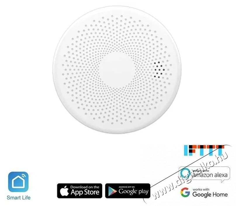 iQtech SmartLife CS01W Combo CO + f&uuml;st&eacute;rz&eacute;kelő, Wi-Fi H&aacute;ztart&aacute;s / Otthon / K&uuml;lt&eacute;r - Biztons&aacute;gtechnika - F&uuml;st- &eacute;s sz&eacute;n-monoxid &eacute;rz&eacute;kelő - 519525