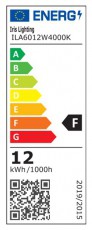 Iris Lighting E27 A60 12W/4000K/1080lm LED fényforrás Háztartás / Otthon / Kültér - Világítás / elektromosság - E27 foglalatú izzó - 386705