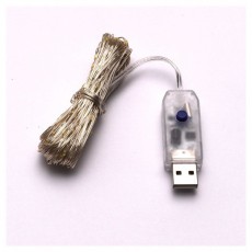 Iris 8 programos 10m/távirányítós/meleg fehér/100db LED-es/USB-s fénydekoráció Háztartás / Otthon / Kültér - Világítás / elektromosság - Hangulat teremtő világítás - 388134