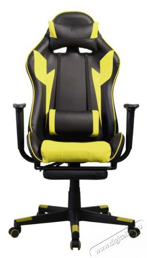 Iris GCH204BC_FT fekete / citromsárga gamer szék Iroda és számítástechnika - Egyéb számítástechnikai termék - 387483