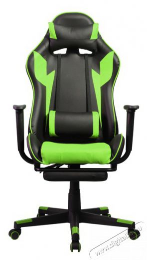 Iris GCH204BE_FT fekete / z&ouml;ld gamer sz&eacute;k Iroda &eacute;s sz&aacute;m&iacute;t&aacute;stechnika - Egy&eacute;b sz&aacute;m&iacute;t&aacute;stechnikai term&eacute;k - 387508