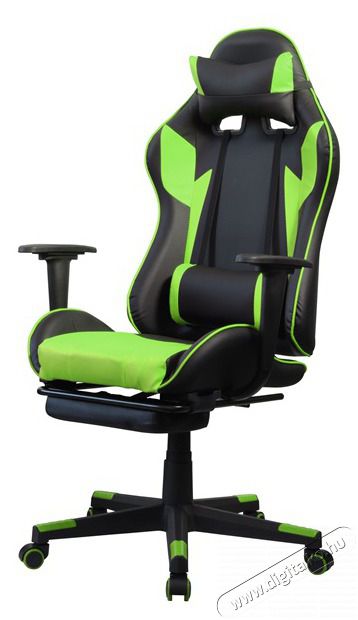 Iris GCH204BE_FT fekete / z&ouml;ld gamer sz&eacute;k Iroda &eacute;s sz&aacute;m&iacute;t&aacute;stechnika - Egy&eacute;b sz&aacute;m&iacute;t&aacute;stechnikai term&eacute;k - 387508