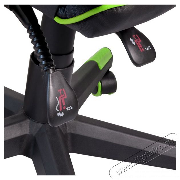 Iris GCH204BE_FT fekete / z&ouml;ld gamer sz&eacute;k Iroda &eacute;s sz&aacute;m&iacute;t&aacute;stechnika - Egy&eacute;b sz&aacute;m&iacute;t&aacute;stechnikai term&eacute;k - 387508