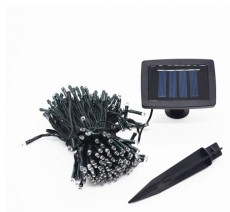 Iris DL-019CW-100LED szolár LED dekorációs fényfüzér Háztartás / Otthon / Kültér - Világítás / elektromosság - Led szalag / fényfüzér - 388156
