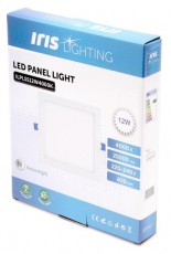 Iris Lighting PLSS-12W 12W/820lm/4000K álmennyezeti négyzet alakú led panel Háztartás / Otthon / Kültér - Világítás / elektromosság - Fali / mennyezeti lámpa - 388192