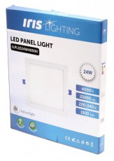 Iris Lighting PLSS-24W 24W/1920lm/4000K álmennyezeti négyzet alakú LED panel Háztartás / Otthon / Kültér - Világítás / elektromosság - Fali / mennyezeti lámpa - 388194
