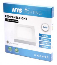 Iris Lighting PLSUS-24W 24W/1920lm/4000K mennyezeti négyzet alakú LED panel Háztartás / Otthon / Kültér - Világítás / elektromosság - Fali / mennyezeti lámpa - 388185