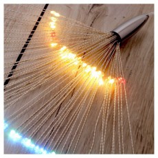 Iris Tűzijáték stílusú fix fényű IPX3 szabványos/több színű/120db LED-es/napelemes fénydekoráció Háztartás / Otthon / Kültér - Világítás / elektromosság - Hangulat teremtő világítás - 388169