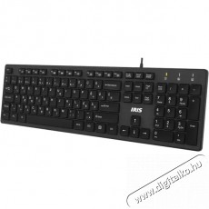 Iris B-23 USB fekete Slim billentyűzet Iroda és számítástechnika - Billentyűzet / billentyűzet szett - Vezetékes - 384914