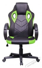 Iris GCH205BE fekete / zöld gamer szék Iroda és számítástechnika - Egyéb számítástechnikai termék - 387597