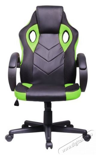 Iris GCH205BE fekete / zöld gamer szék Iroda és számítástechnika - Egyéb számítástechnikai termék - 387597