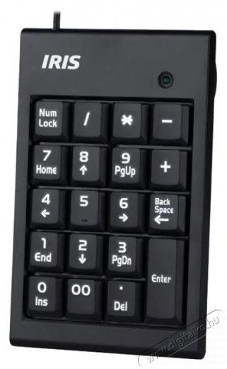 Iris B-15 USB fekete numerikus billentyűzet Iroda és számítástechnika - Billentyűzet / billentyűzet szett - Vezetékes - 384912