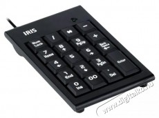 Iris B-15 USB fekete numerikus billentyűzet Iroda és számítástechnika - Billentyűzet / billentyűzet szett - Vezetékes - 384912