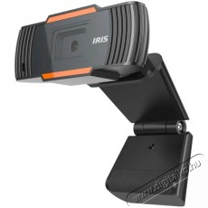 Iris W-13 mikrofonos fekete/narancs webkamera Iroda és számítástechnika - Webkamera - 384934