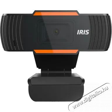 Iris W-13 mikrofonos fekete/narancs webkamera Iroda és számítástechnika - Webkamera - 384934