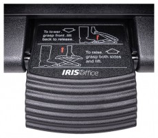 IRISOFFICE FR-300-BK Fekete lábtámasz Iroda és számítástechnika - Egyéb számítástechnikai termék - 395728