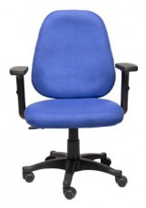 IRISOFFICE Ticia kék állítható karfás irodai forgószék Újdonságok - Új termékek - 395686