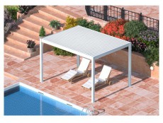 Iris MP-103WH fehér 3x4 m pergola Háztartás / Otthon / Kültér - Kültér / kerti termék / grill - Kerti bútor - 397805