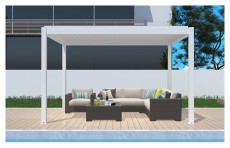 Iris MP-103WH fehér 3x4 m pergola Háztartás / Otthon / Kültér - Kültér / kerti termék / grill - Kerti bútor - 397805