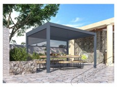 Iris PS-103GR pergola oldalfal 3 m - szürke Háztartás / Otthon / Kültér - Kültér / kerti termék / grill - Kerti bútor - 397809