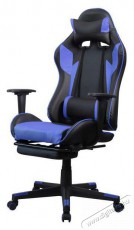 Iris GCH204BK_FT fekete / kék gamer szék Háztartás / Otthon / Kültér - Egyéb háztartási termék - 387568
