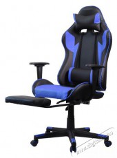 Iris GCH204BK_FT fekete / kék gamer szék Háztartás / Otthon / Kültér - Egyéb háztartási termék - 387568