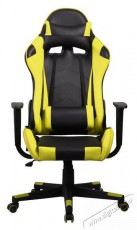 Iris GCH201BC fekete / citromsárga gamer szék Háztartás / Otthon / Kültér - Egyéb háztartási termék - 387573
