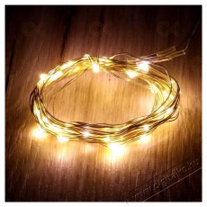 Iris Fix fényű 3m/meleg fehér/30db LED-es fénydekoráció Háztartás / Otthon / Kültér - Világítás / elektromosság - Led szalag / fényfüzér - 388666