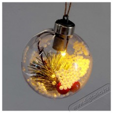 Iris Gömb alakú /E/ 8cm meleg fehér műanyag-akril LED-es fénydekoráció Háztartás / Otthon / Kültér - Világítás / elektromosság - Led szalag / fényfüzér - 388668