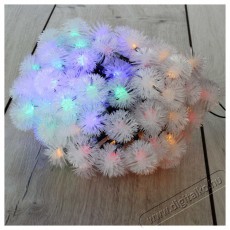 Iris Zúzmara alakú 3cm/12m/IPX3 szabványos/több színű/100db LED-es/napelemes fénydekoráció Háztartás / Otthon / Kültér - Világítás / elektromosság - Led szalag / fényfüzér - 388932
