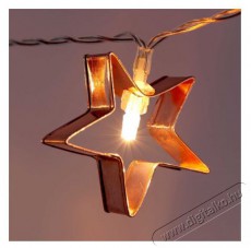 Iris Csillag+szív alakú fém/4m/20db LED-es/3xAA elemes fénydekoráció - meleg fehér Háztartás / Otthon / Kültér - Világítás / elektromosság - Led szalag / fényfüzér - 388959