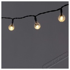Iris Buborékgömb alakú 23mm/8 programos/7m/IPX3 szabványos/meleg fehér/50db LED-es/napelemes fénydekoráció Háztartás / Otthon / Kültér - Világítás / elektromosság - Led szalag / fényfüzér - 388550