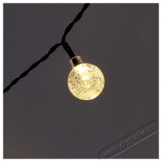 Iris Buborékgömb alakú 23mm/8 programos/7m/IPX3 szabványos/meleg fehér/50db LED-es/napelemes fénydekoráció Háztartás / Otthon / Kültér - Világítás / elektromosság - Led szalag / fényfüzér - 388550