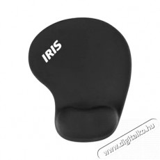 Iris P-23 ergonómikus fekete egérpad Iroda és számítástechnika - Egér - Egérpad - 384947