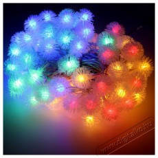 Iris Zúzmara alakú 3cm/10m/több színű/80db LED-es/USB-s fénydekoráció Háztartás / Otthon / Kültér - Világítás / elektromosság - Led szalag / fényfüzér - 388809