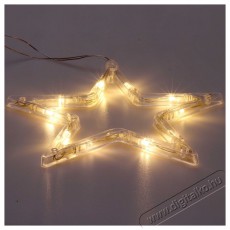 Iris Csillag alakú 18x18cm LED-es tapadókorongos fénydekoráció - meleg fehér Háztartás / Otthon / Kültér - Világítás / elektromosság - Hangulat teremtő világítás - 388833