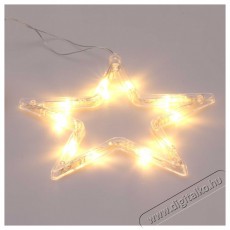 Iris Csillag alakú 18x18cm LED-es tapadókorongos fénydekoráció - meleg fehér Háztartás / Otthon / Kültér - Világítás / elektromosság - Hangulat teremtő világítás - 388833