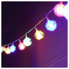Iris Zúzmara alakú 3cm/1,5m/10db LED-es/2xAA elemes fénydekoráció - több színű Háztartás / Otthon / Kültér - Világítás / elektromosság - Led szalag / fényfüzér - 388854