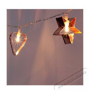 Iris Csillag+sz&iacute;v alak&uacute; f&eacute;m 4m 20db LED-es/USB-s f&eacute;nydekor&aacute;ci&oacute; - meleg feh&eacute;r H&aacute;ztart&aacute;s / Otthon / K&uuml;lt&eacute;r - Vil&aacute;g&iacute;t&aacute;s / elektromoss&aacute;g - Led szalag / f&eacute;nyf&uuml;z&eacute;r - 388960