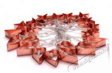 Iris Csillag+sz&iacute;v alak&uacute; f&eacute;m 4m 20db LED-es/USB-s f&eacute;nydekor&aacute;ci&oacute; - meleg feh&eacute;r H&aacute;ztart&aacute;s / Otthon / K&uuml;lt&eacute;r - Vil&aacute;g&iacute;t&aacute;s / elektromoss&aacute;g - Led szalag / f&eacute;nyf&uuml;z&eacute;r - 388960