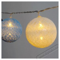 Iris G&ouml;mb alak&uacute; 6cm/sz&iacute;nes fonott/4,5m/k&eacute;k-v.k&eacute;k-feh&eacute;r/30db LED-es/USB-s f&eacute;nydekor&aacute;ci&oacute; H&aacute;ztart&aacute;s / Otthon / K&uuml;lt&eacute;r - Vil&aacute;g&iacute;t&aacute;s / elektromoss&aacute;g - Led szalag / f&eacute;nyf&uuml;z&eacute;r - 388534