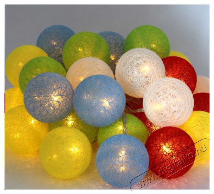 Iris G&ouml;mb alak&uacute; 6cm/sz&iacute;nes fonott/4,5m/t&ouml;bb sz&iacute;nű/30db LED-es/USB-s f&eacute;nydekor&aacute;ci&oacute; H&aacute;ztart&aacute;s / Otthon / K&uuml;lt&eacute;r - Vil&aacute;g&iacute;t&aacute;s / elektromoss&aacute;g - Led szalag / f&eacute;nyf&uuml;z&eacute;r - 388537