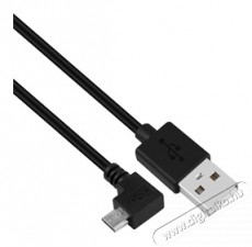 Iris 50cm 90°-os micro USB 2.0 kábel Tv kiegészítők - Kábel / csatlakozó - USB kábel - 459682