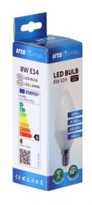 Iris Lighting E14 C37 8W/3000K/640lm gyertya LED fényforrás Háztartás / Otthon / Kültér - Világítás / elektromosság - E14 foglalatú izzó - 476751