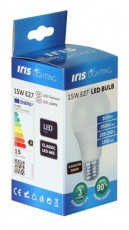 Iris Lighting E27 A65 15W/3000K/1380lm LED fényforrás Háztartás / Otthon / Kültér - Világítás / elektromosság - E27 foglalatú izzó - 476749