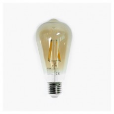 Iris Lighting Filament Bulb Longtip E27 ST64 6W/3000K/540lm aranysz&iacute;nű LED f&eacute;nyforr&aacute;s H&aacute;ztart&aacute;s / Otthon / K&uuml;lt&eacute;r - Vil&aacute;g&iacute;t&aacute;s / elektromoss&aacute;g - E27 foglalat&uacute; izz&oacute; - 476736