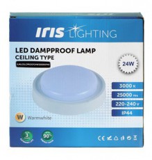 Iris Lighting ML-CELCPROOF 24W/3000K/2200lm IP44 fehér LED mennyezeti lámpa Háztartás / Otthon / Kültér - Világítás / elektromosság - Fali / mennyezeti lámpa - 476739